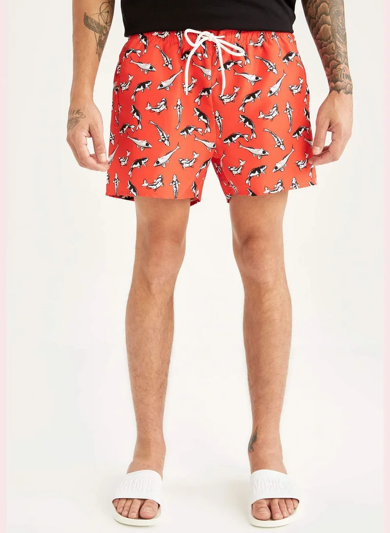DeFacto Printed Mini Swim Short