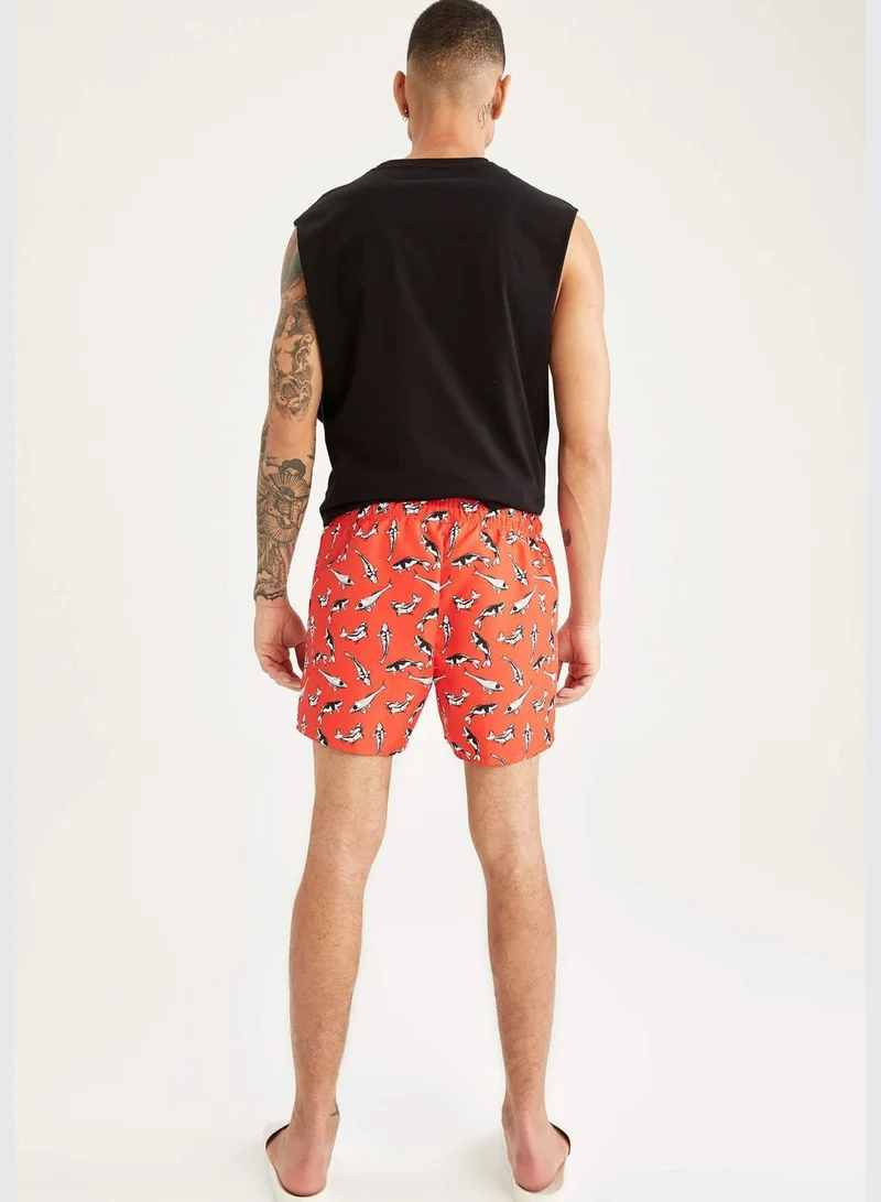 DeFacto Printed Mini Swim Short