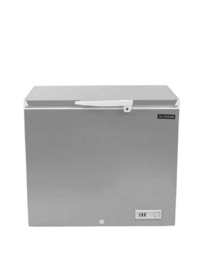 Fresh 330-Liter Extra Digital Elegant Deep Freezer - Silver, FDF330 (500009495)