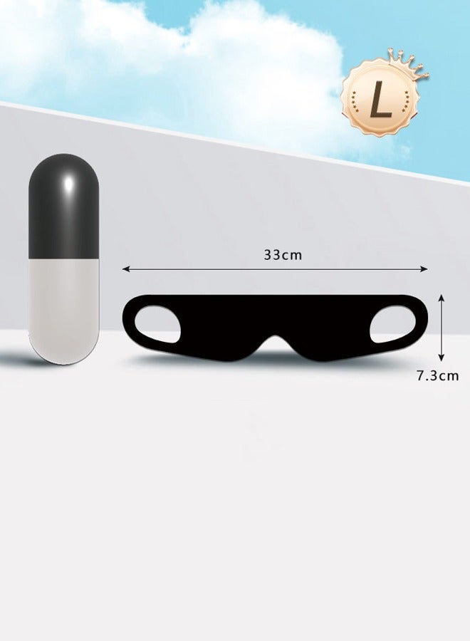 Arabest Small and portable eye mask for sleep, small capsule appearance, easy to carry, fits in the bag, in the pocket, does not take up space - Image 1