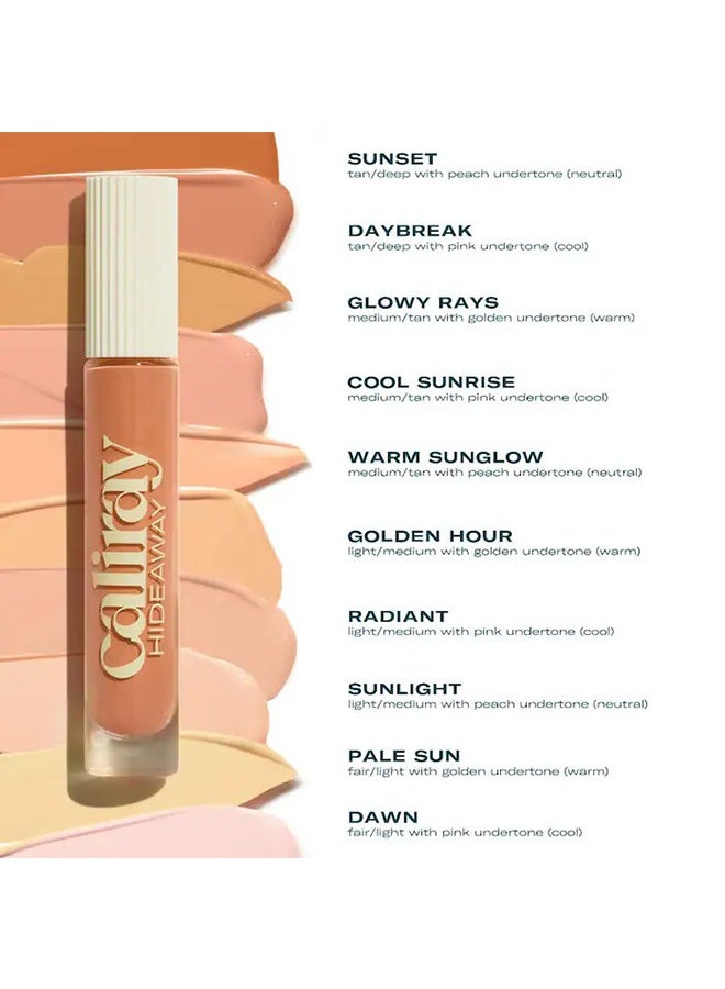 caliray Hideaway Brightening + Hydrating Under Eye Color Corrector Concealer 7ml - Image 5
