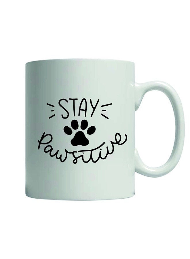 Giftmate Giftmate Stay Pawsitive Dog Lovers Printed Ceramic Tea and Coffee Mug 320ml - Image 3