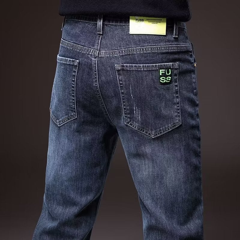 Unisex Classic Denim Jeans Loose Fit Daily Outdoor Wear - Image 5