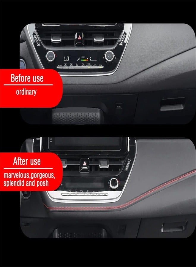 RATSAW Pack-1 Car Interior Trim Strip, 2M/6.6Ft DIY Car Molding Leather Trim Line, Door Dashboard Seam Strips, Auto Body Universal Modified Strips - Image 3