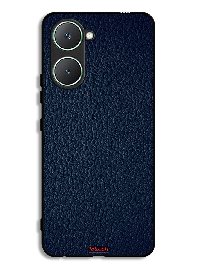 Tolwak Vivo Y03 4G Protective Case Cover Leather Pattern - Image 1
