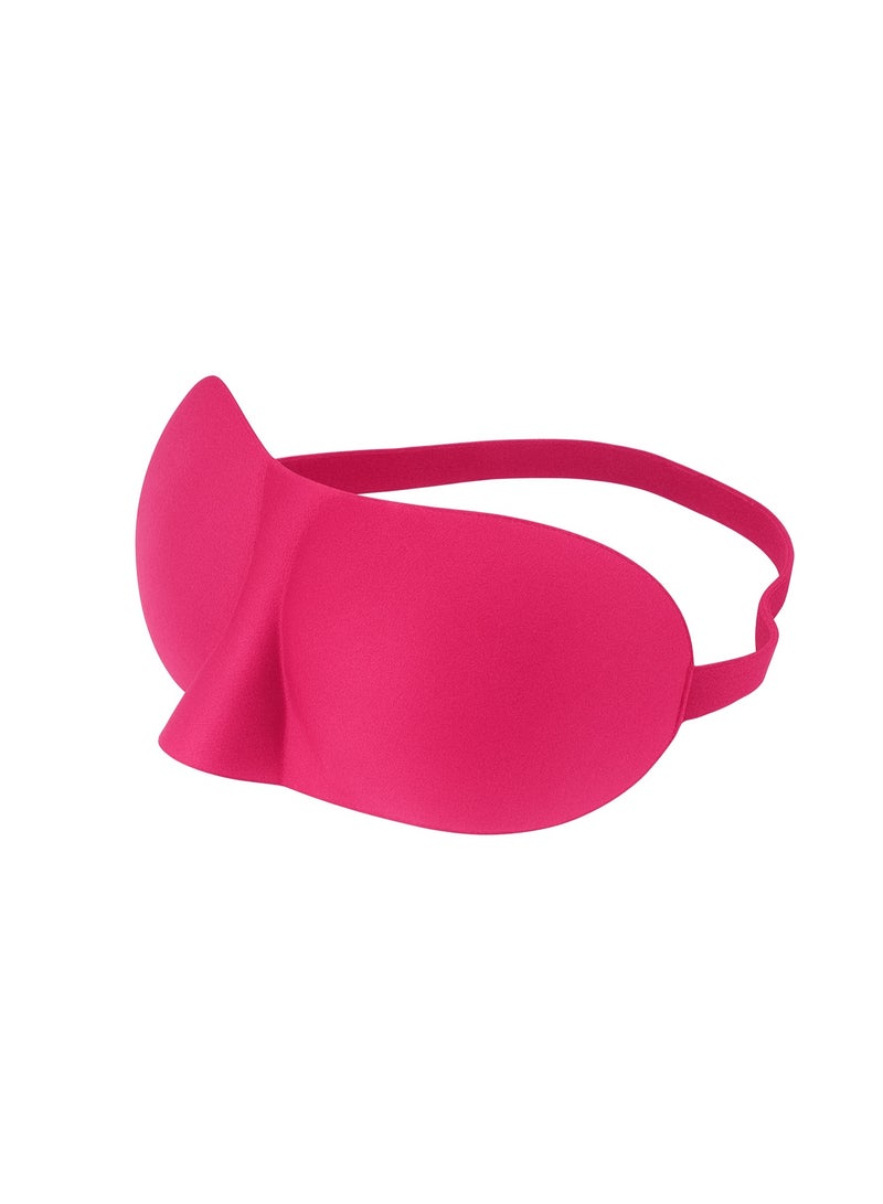3D Eye Mask, Eye Blindfold Shield, Sleeping Mask, Light Blocking, Zero Eye Pressure Adjustable Night Blindfold Ultralight Travel Nap Eye Cover (Pink) - Image 2