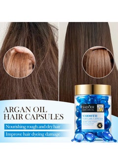 SADOER Hair Vitamin Serum, Hair Treatment Serum, Enriched with Moroccan Macadamia Avocado Oil, Vitamins A, C, E, Pro B5, No Rinse, Men's and Women's Conditioning Serum for All Hair Types 30pcs  - Image 2