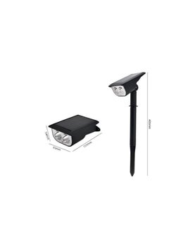 Beautiful Solar Double-Head Outdoor Floor Lamp, Suitable For Various Outdoor Scenes Such As Courtyards And Gardens.  - Image 5