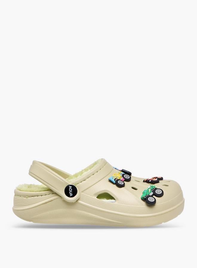 Aqua Jibbitz Accent Clogs with Backstrap - Image 2