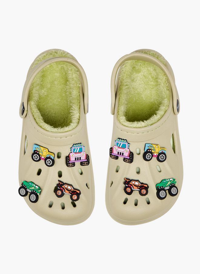 Aqua Jibbitz Accent Clogs with Backstrap - Image 3