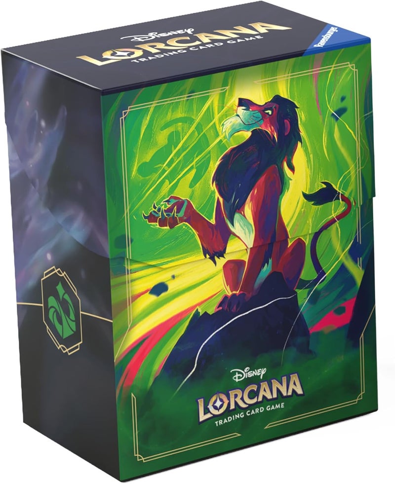 Ravensburger Disney Lorcana Trading Card Game: Azure Sea Deck Case Scar - Image 1