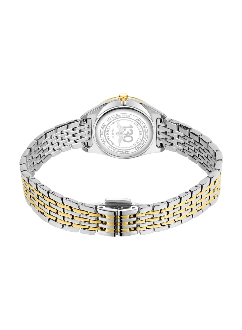 Rotary  Women's Ultra Slim Analogue Watch, 27 mm, Silver Dial, Two-Tone Steel Bracelet for Women | Best Price UAE