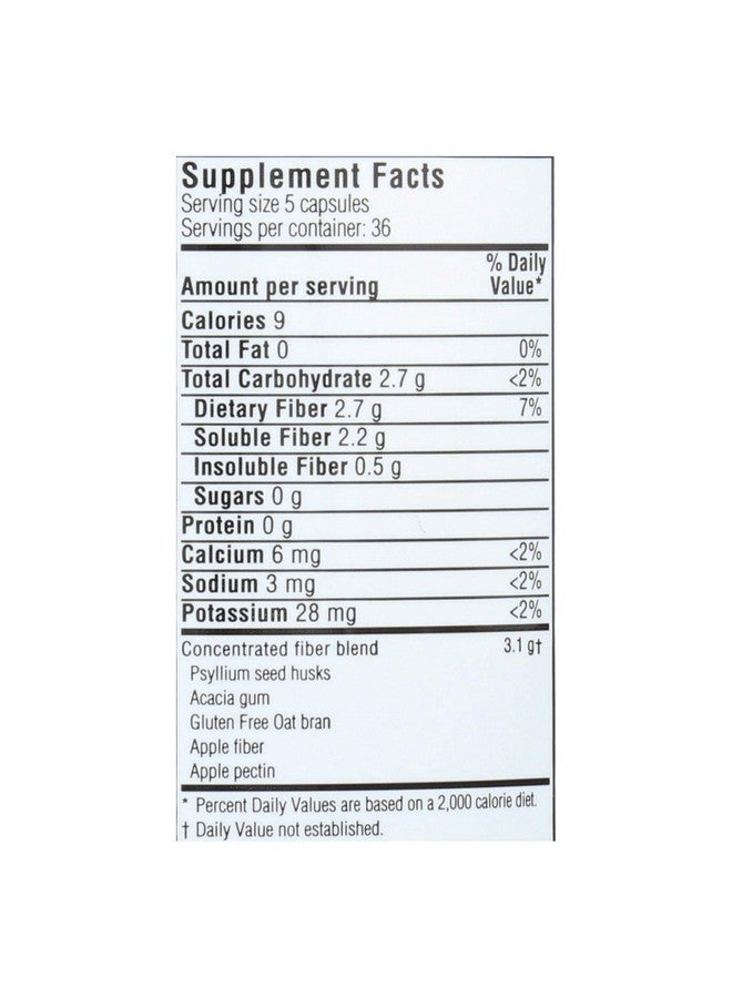 Yerba Prima Soluble Fiber Capsules 180 Count Natural Dietary Supplement Formula Non Gmo Gluten Free - Image 3