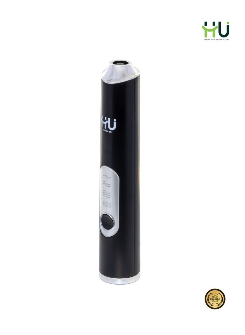 H U خلاط قهوة وفروثر 2 في 1 9000RPM – خلاط قهوة محمول قابل لإعادة الشحن مع 3 إعدادات سرعة، بطارية 1200mAh وعصا تحريك من الفولاذ المقاوم للصدأ - Image 5