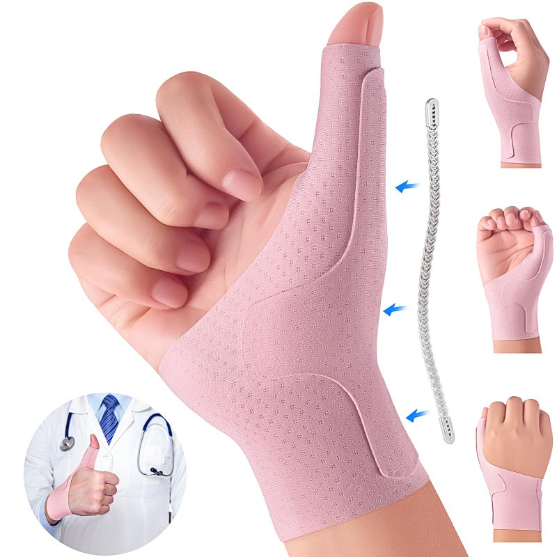 YISDU Wrist Thumb Brace Mommy Compression Stabilizer Waterproof Thumb Spica Splint for Arthritis,Trigger Finger,De Quervains Tenosynovitis,Tendonitis,CMC Joint Pain and Support-Women Men-Left or Right Hand - Image 1