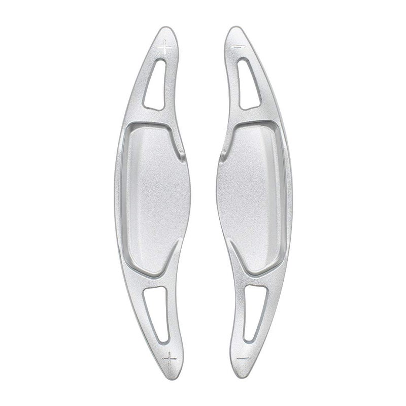 Ysbxitu Aluminum Alloy Car Steering Wheel Shift Paddle fit for Kia Stinger CK K8 GT GT1 GT2 EX Hatchback Paddle Shifter Extension Accessories Interior Decoration Accessories Silver - Image 2