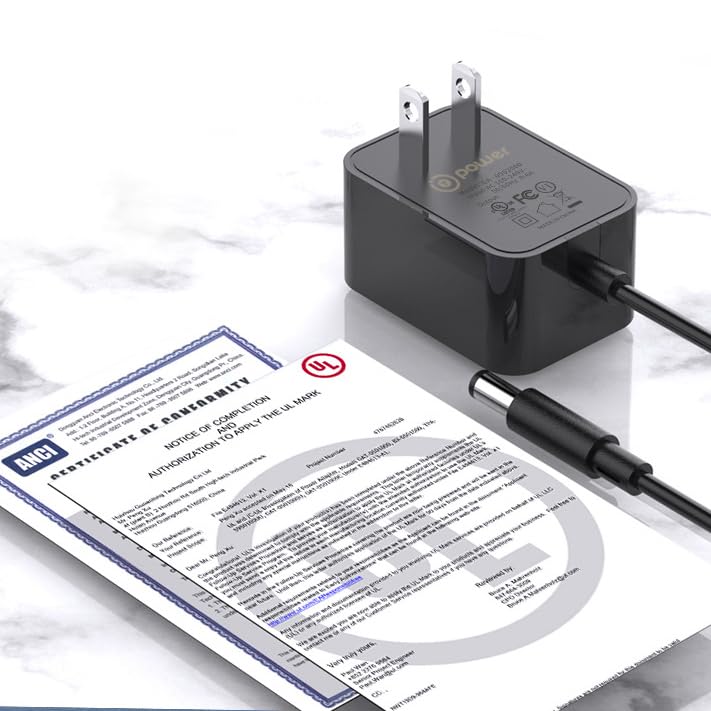 T POWER T-Power Charger for Zyllion, NextRoller, Monument Phenom, Ovillow, Pulseroll, TriggerPoint XM523 ZMA-22 03339 3 4-Speed Vibrating Foam Roller Massage Ball Ac Dc Adapter Power Supply - Image 3