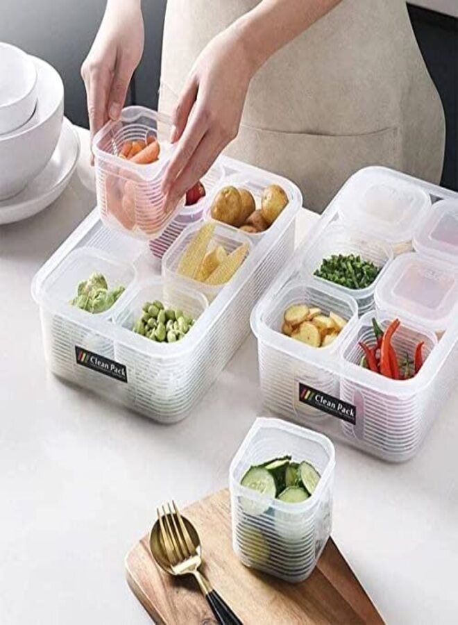 Fridge Food Container 7 * 1  - Image 2