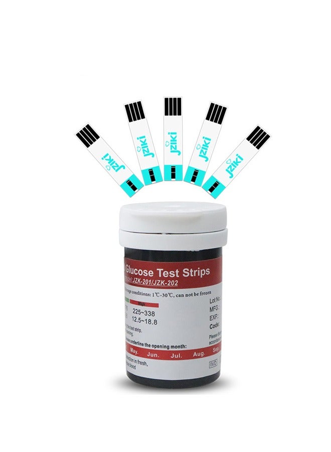 JZIKI Safe-Accu Blood Glucose Meter with Full Kit and Test Strips  - Image 3