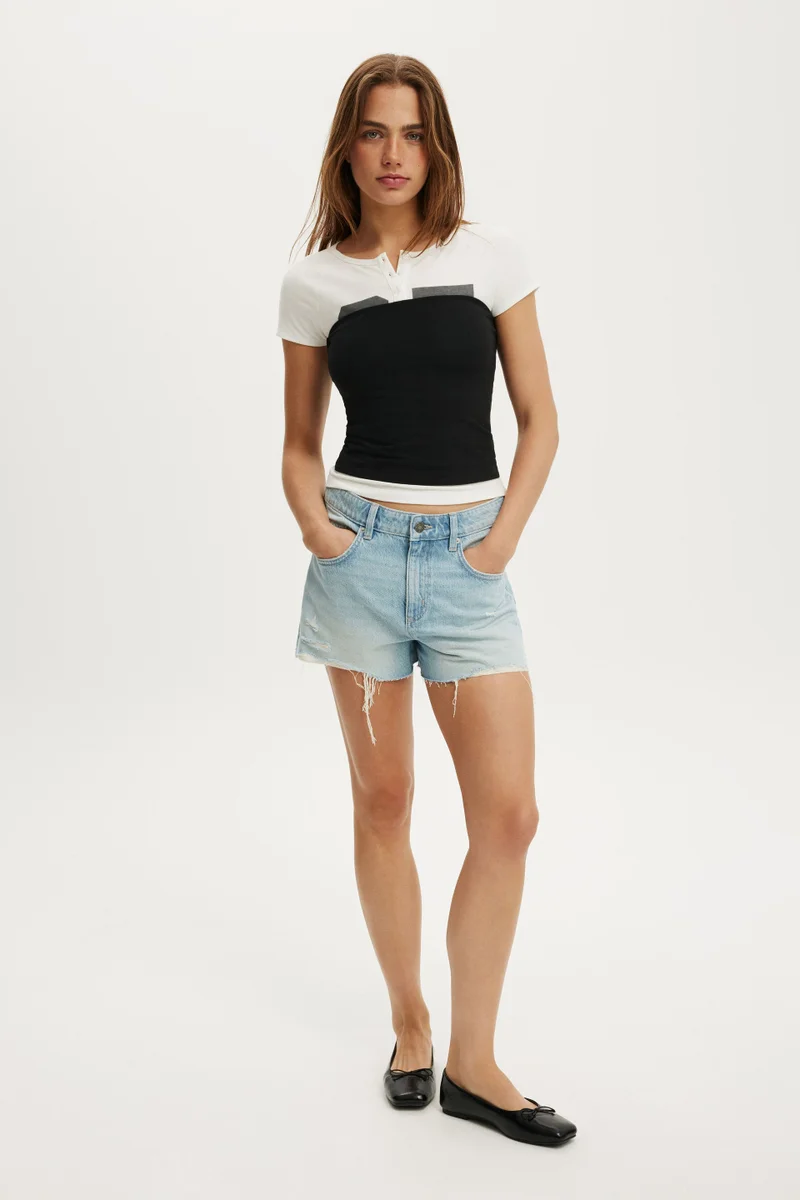 Cotton On  ORIGINAL DENIM SHORT for Women | Best Price UAE