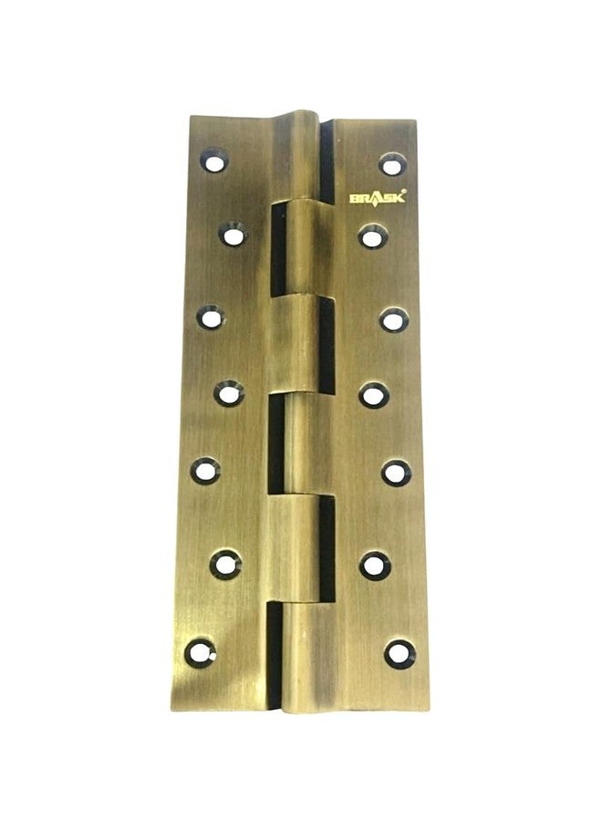 BRASK Brass Railway Hinges 8" x 1.1/4" x 5/32 (200 mm x 32 mm x 4 mm) Heavy Duty Brass Door Hinges (Antique, 1) - Image 5