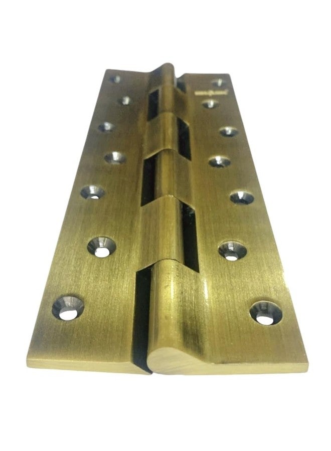 BRASK Brass Railway Hinges 8" x 1.1/4" x 5/32 (200 mm x 32 mm x 4 mm) Heavy Duty Brass Door Hinges (Antique, 1) - Image 2
