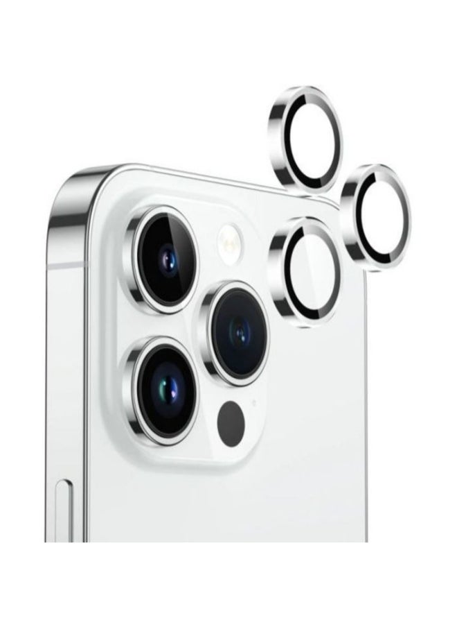 Protect PROTECT Xzoom Lens Protector for  iPhone 15 Pro / 15 Pro Max | Sapphire Glass, Metal Frame, Ultra Clear, Platinum – Model: XIP15PPLT  - Image 1
