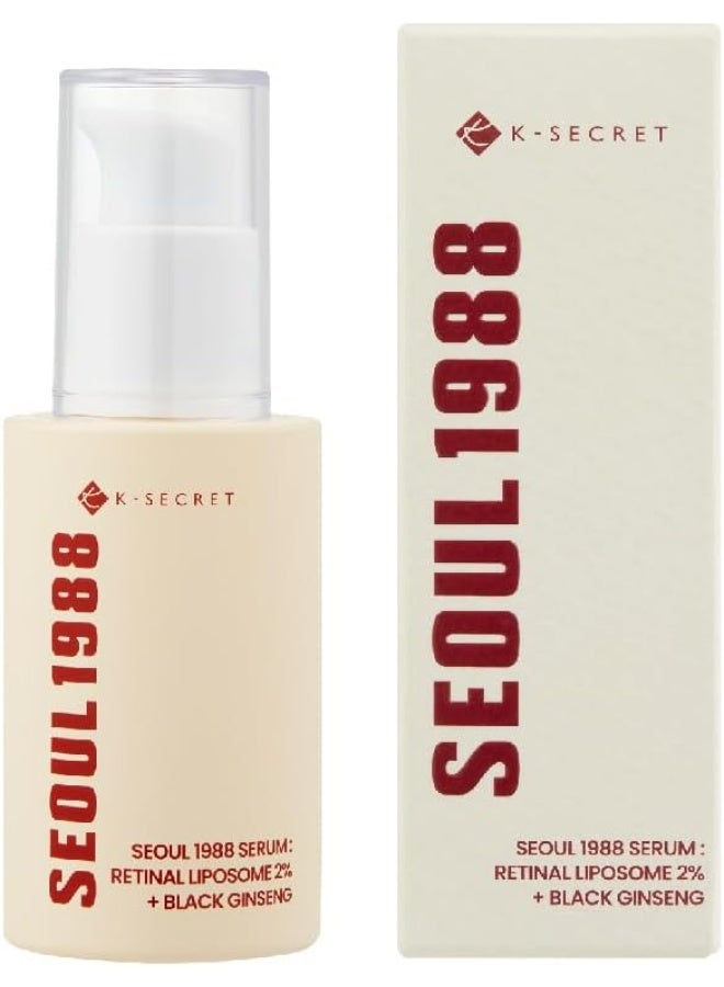 K-SECRET SEOUL 1988 Serum Retinal Liposome 2% + Black Gingeng, 30ml - Image 1