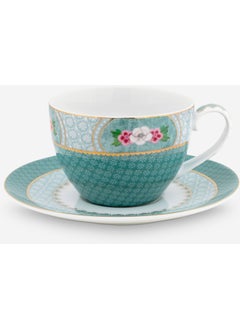 Pip Studio Blushing Birds Blue Porcelain Teacup 280 ml  - Image 1