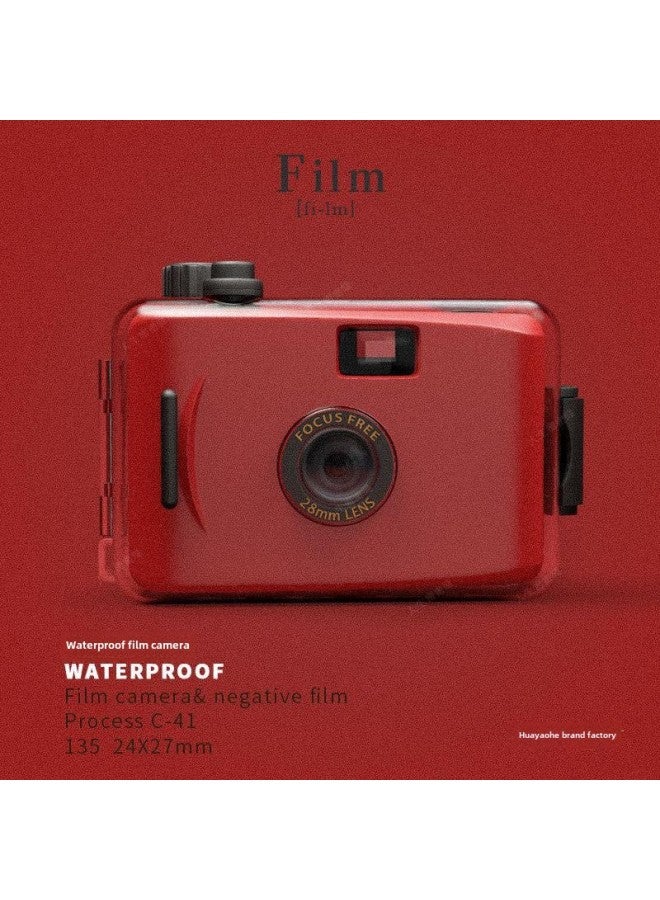 Generic Retro Fool Film Camera Non-Pole Film Machine Fool Machine Campus Camera Student Birthday Gift Female-Body Color:Official Standard Configuration-white Black Shell Camera  - Image 4