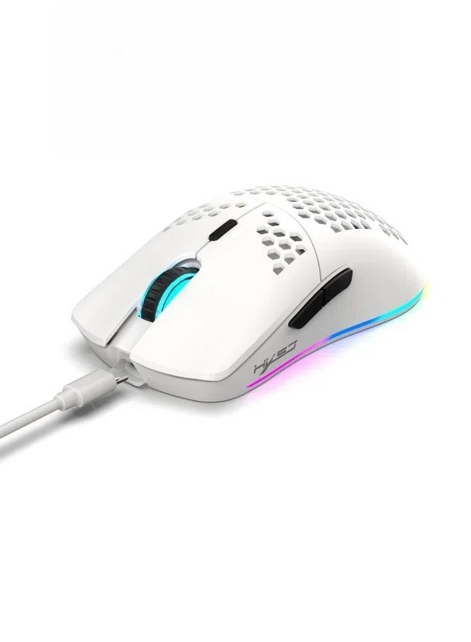 general New three-mode wireless mouse 2.4G/wired/BT5.3 hole mouse 3600dpi rechargeable gaming mouse
