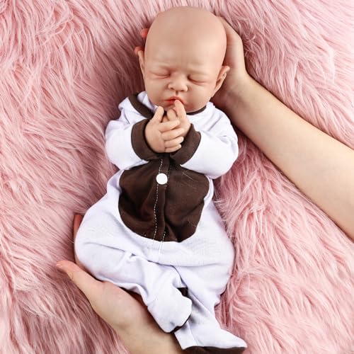 Vollence 16 inch Soft & Realistic Silicone Baby Dolls - Perfect Kids' & Birthday Gifts Also Ideal for Children's Girl - Image 1