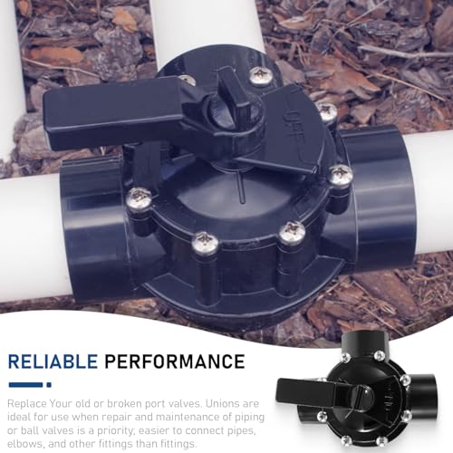 Bzsunway 4715 3-Port 1.5 to 2-Inch Diverter Valve Replace Part for Jandy 1.5 Inch 3 Way Positive Seal Diverter Valve Compatible with Ground Pool, Tub & Spa System - Image 4