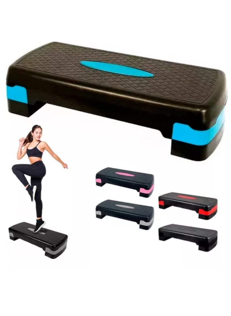 Spall Adjustable Aerobic Stepper – 68x28cm | Non-Slip Workout Step Platform with 10cm & 15cm Height Levels for Home & Gym Fitness, Cardio, Strength Training  - Image 3