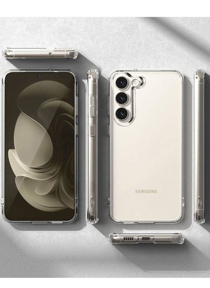 glassology - Galaxy S23 Silicone Clear Case Ultra Slim & Protective Design with Superior Camera Protection Bump Back Cover Case - Image 1