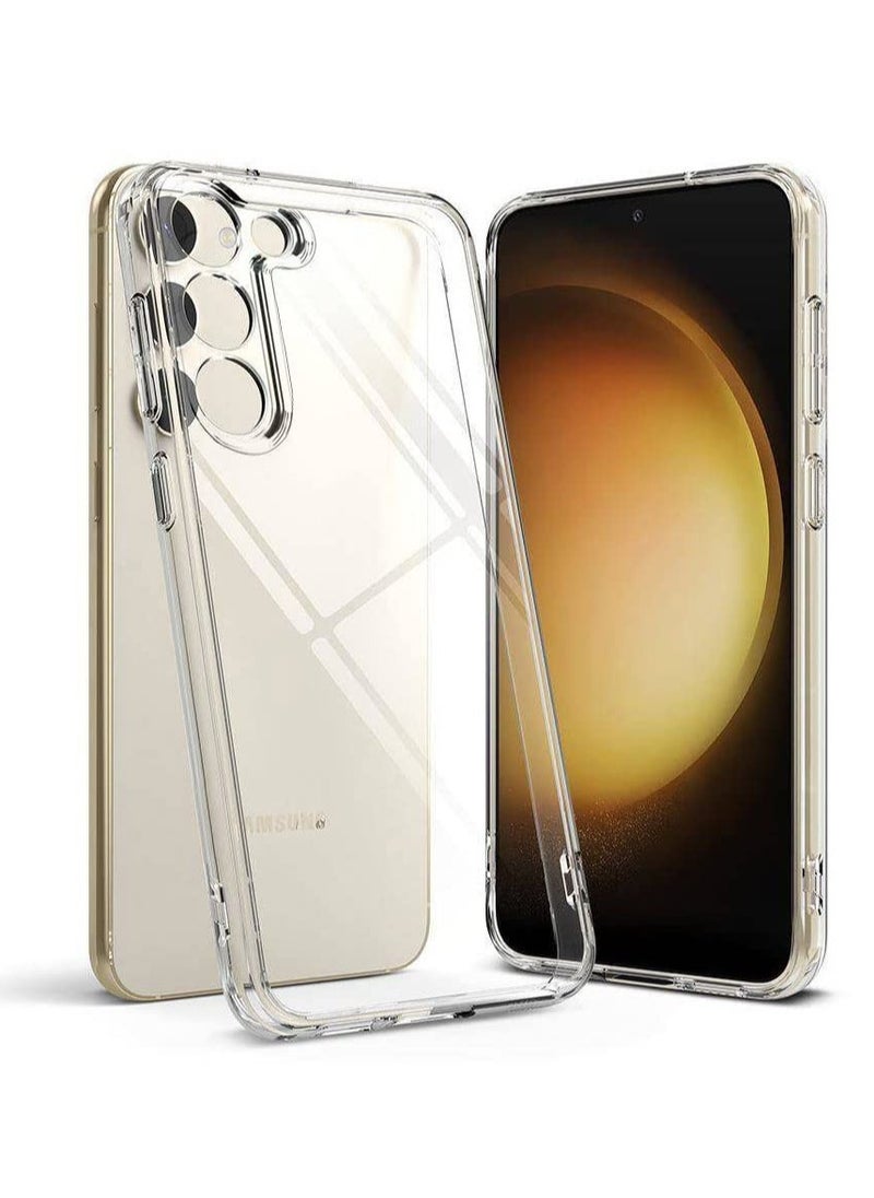 glassology - Galaxy S23 Silicone Clear Case Ultra Slim & Protective Design with Superior Camera Protection Bump Back Cover Case - Image 1