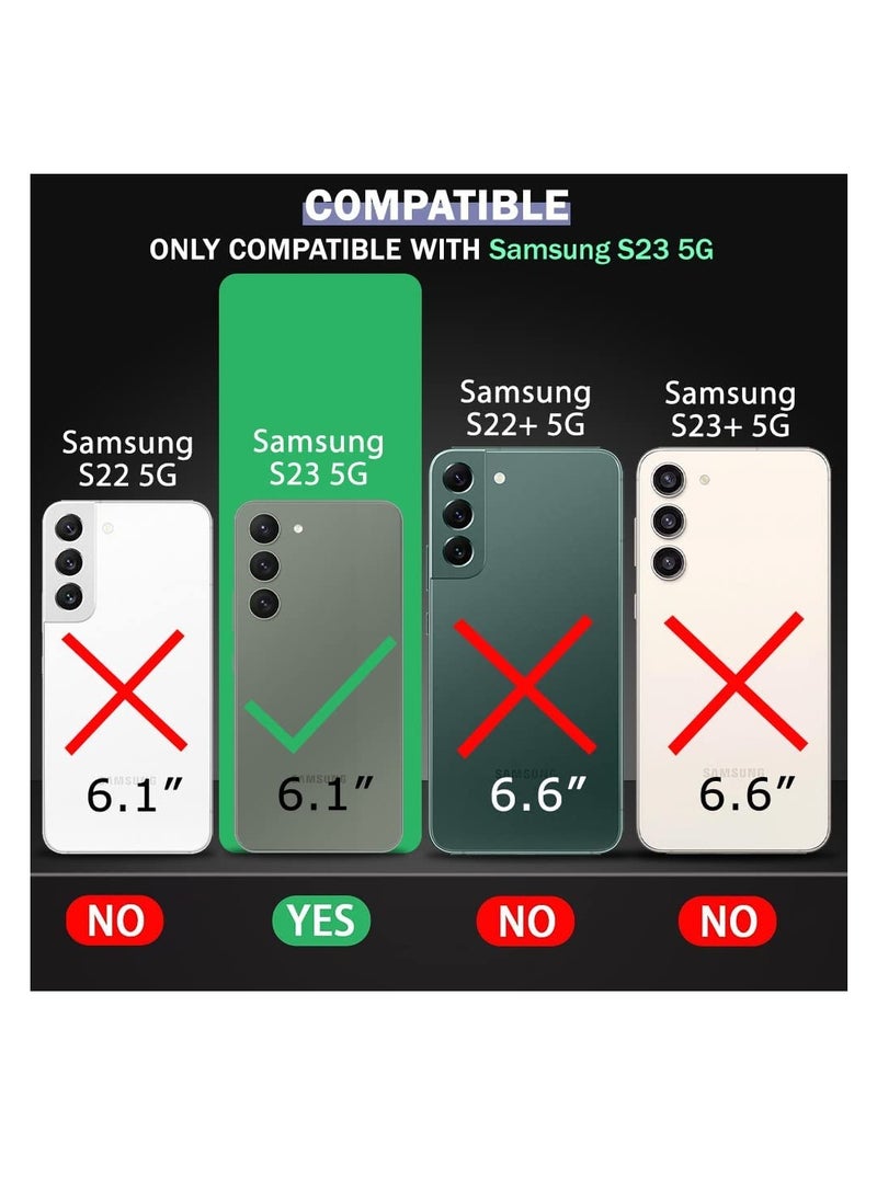 glassology - Galaxy S23 Silicone Clear Case Ultra Slim & Protective Design with Superior Camera Protection Bump Back Cover Case - Image 1