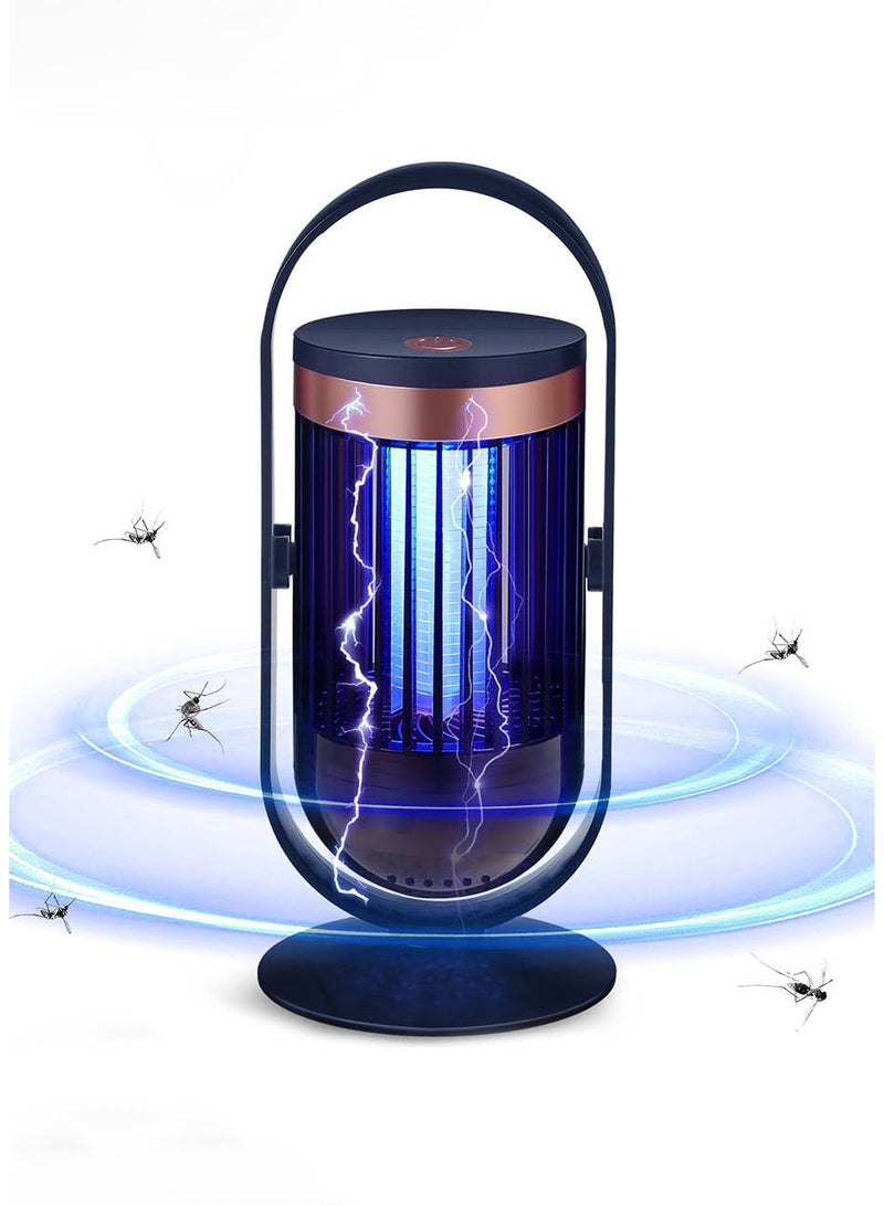 EzzySo Electric Bug Zapper Electric Shock Mosquito Light Rechargeable USB Insect Repellent Flying Insects Killer Home Outdoor Led Light Mosquito Trap  - Image 1