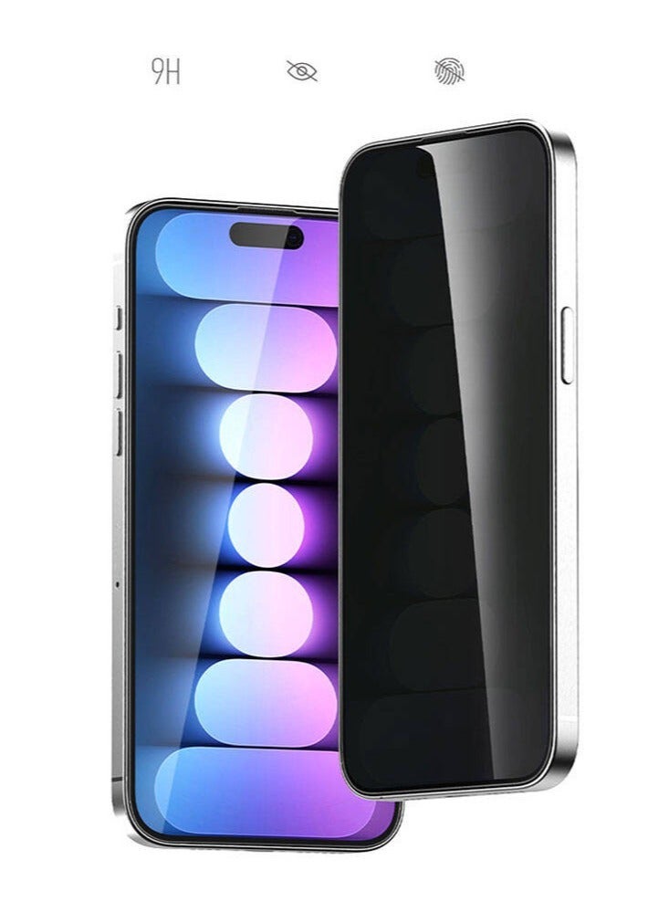 اس-توب واقي شاشة للخصوصية لـ آيفون 13 و آيفون 13 برو (iPhone 13/13 Pro)، واقي من الزجاج المقسى بدرجة صلابة 9، مضاد للخدش و مضاد للتجسس (لقافة) و بوضوح عالي HD جودة عالية وحماية من الدرجة العسكرية من S-TOP - Image 3