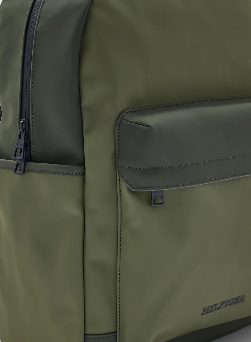 TOMMY HILFIGER TH MONOTYPE RAIN PU DOME BCKPCK