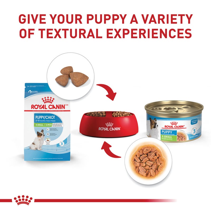ROYAL CANIN طعام جاف للجراء من رويال كانين بحجم صحي للتغذية، يدعم تطوير الدماغ، دعم المناعة وصحة الجهاز الهضمي، 3 رطل - Image 5