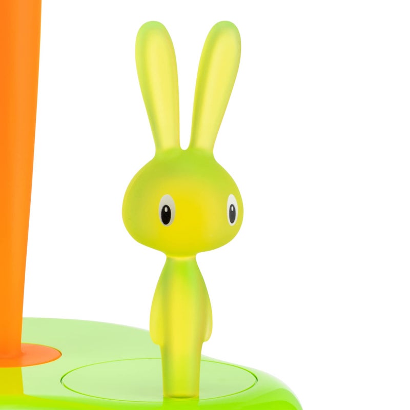 ALESSI A di Alessi Bunny and Carrot Paper Towel Holder, Green - ASG42/H GR , 8 x 6 x 13 inches  - Image 2