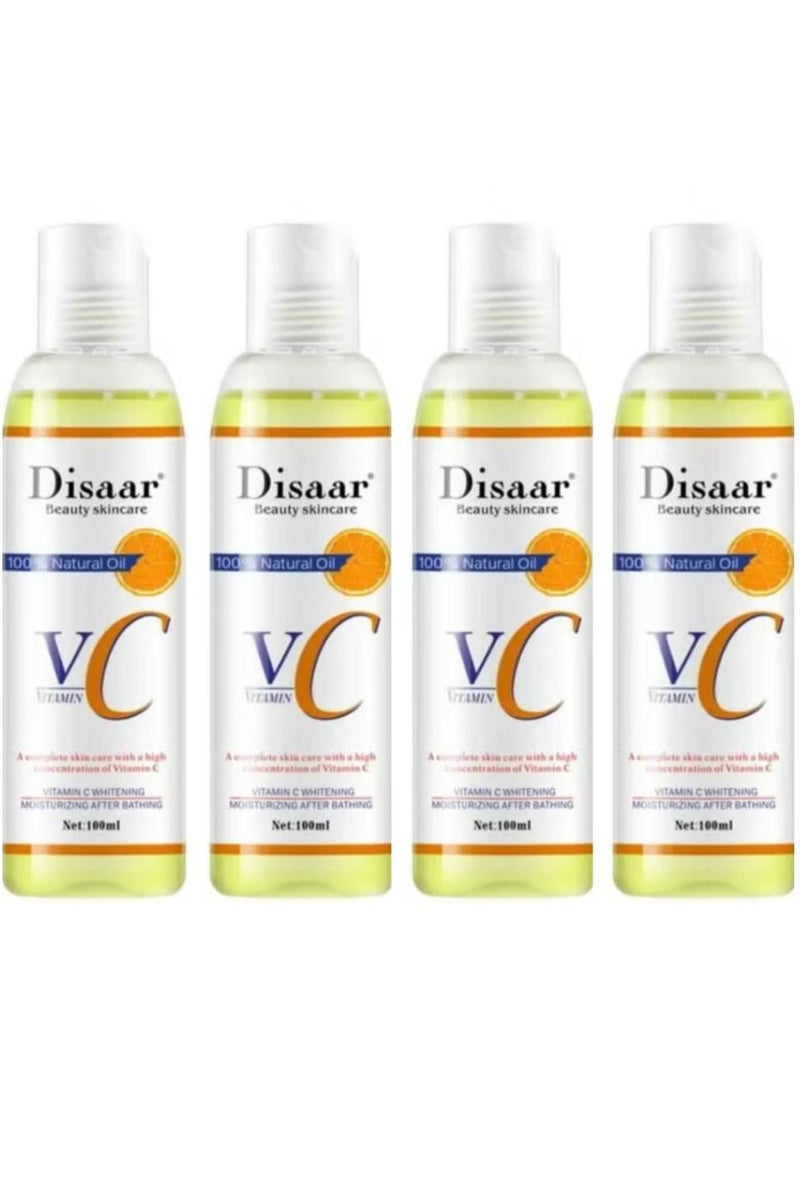 Disaar vitamin c brightening face and body oil 100ml 4 Pcs