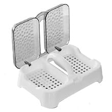 SBA PRIME Sbaprime 2 in 1 Transparent Plastic Soap Case Holder with Lid Clear Soap Cover Box Case Double Sealed Soap Holder (Pack of 1) (Any One Color Will Be Sent You as Per Availability) - Image 3