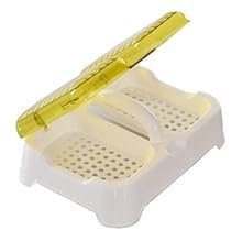 SBA PRIME Sbaprime 2 in 1 Transparent Plastic Soap Case Holder with Lid Clear Soap Cover Box Case Double Sealed Soap Holder (Pack of 1) (Any One Color Will Be Sent You as Per Availability) - Image 5