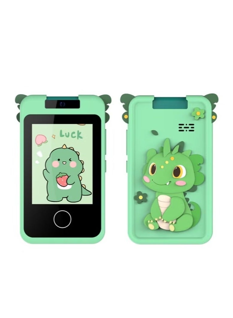 BlueFire Kids Smart Phone & Camera 2.8" Touch Screen – 48MP Autofocus + 1080P HD Video, 180° Rotatable Lens, Puzzle Games, Music & Video Player, Cute Cartoon Design, Educational Learning Toy Gift for Toddlers & Children with Long Battery Life, Multi-Language, Stickers & Filters, Brain Development Fun, Boys & Girls Birthday Gift - Image 1