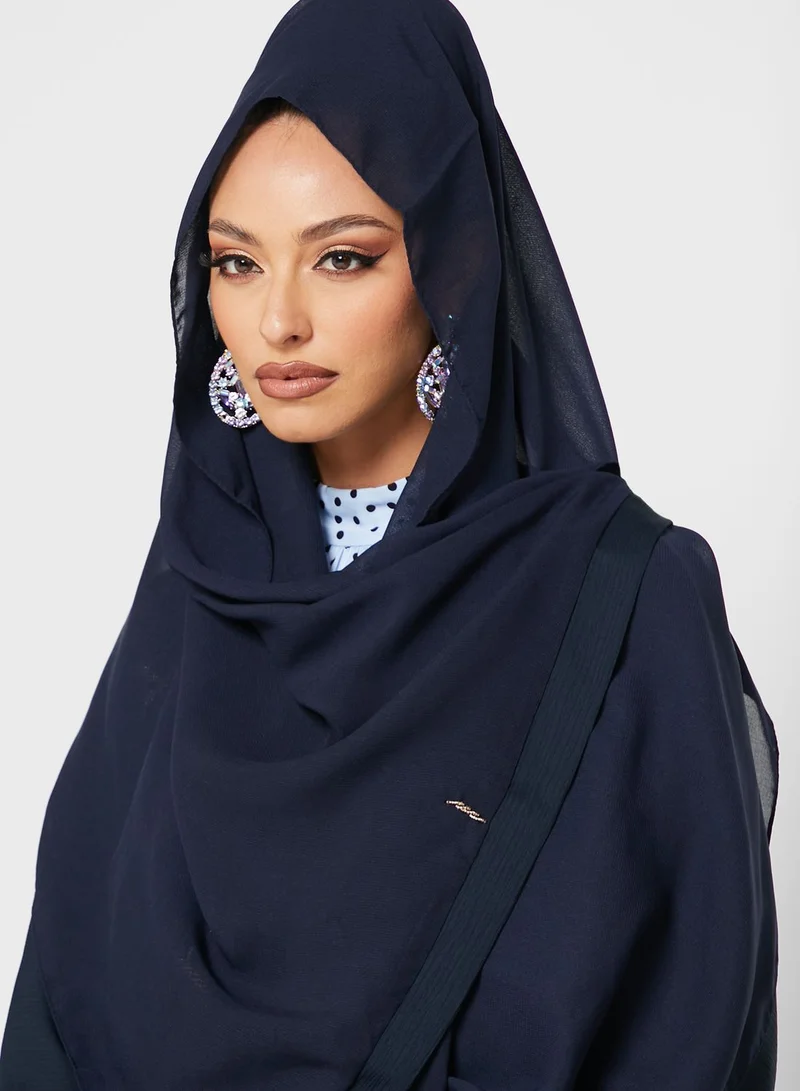 Khizana Embroidered Detail Abaya