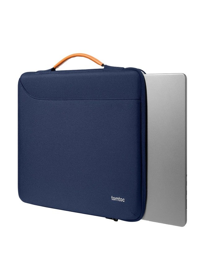 Tomtoc Defender-A22 Laptop Briefcase 16 Inch Universal Navy Blue - Image 3