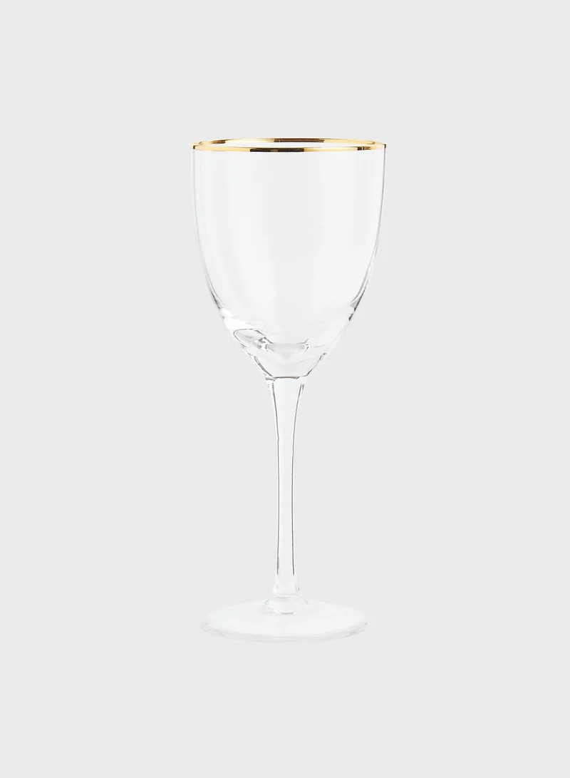 اتش اند ام Glass With Gold-Coloured Rim