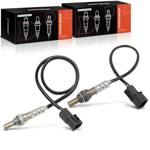 A-Premium حساس أكسجين A-Premium O2 متوافق مع كيا سيدونا 2014-2018، كادينزا 2014-2016 و هيونداي أزيرا 2012-2017، أمامي وخلفي، مجموعة 2-قطعة - Image 1